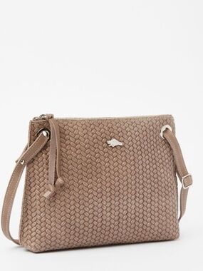 Vintage Roots Edie Cuirtressé Woven Leather Crossbody Bag